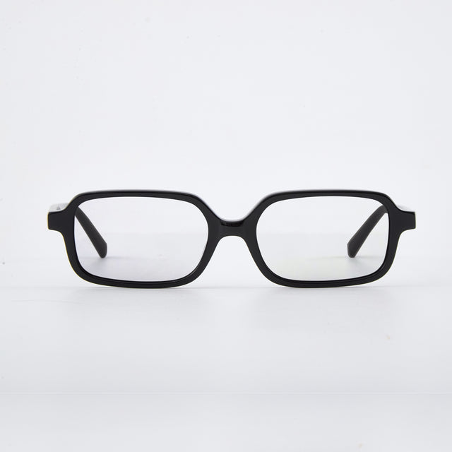 Ryan rectangular blue-light glasses, product view on white