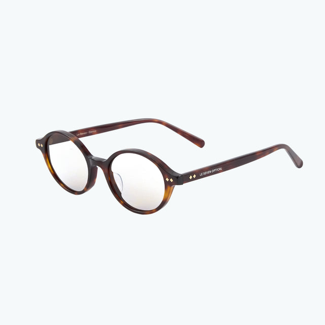 Isla round blue-light glasses, product view on white