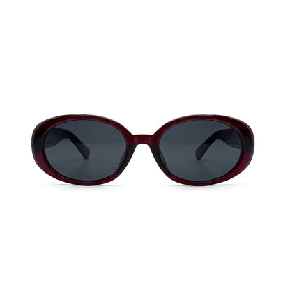 Riva Ancora Red oval polarized sunglasses, front view