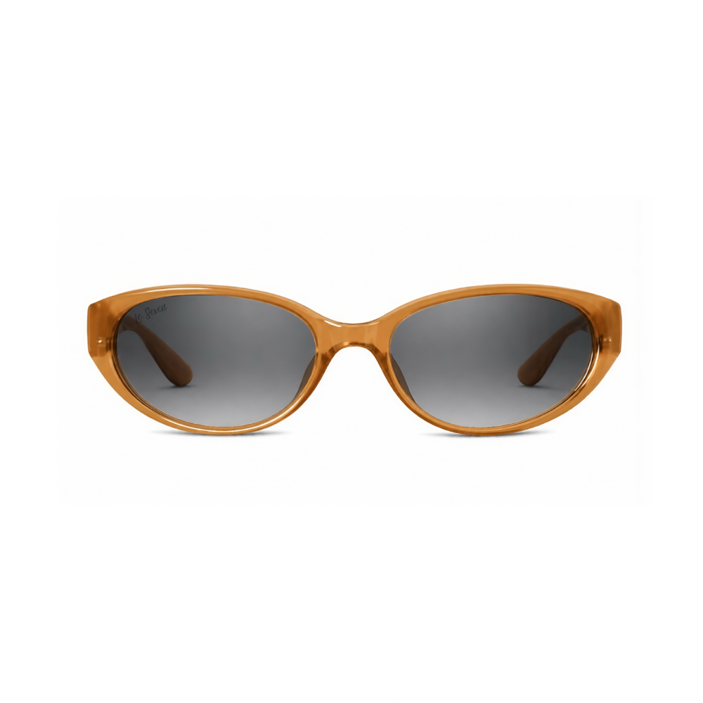 Kora Pumpkin cat-eye sunglasses, front view