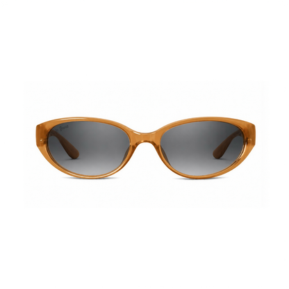 Kora Pumpkin cat-eye sunglasses, front view