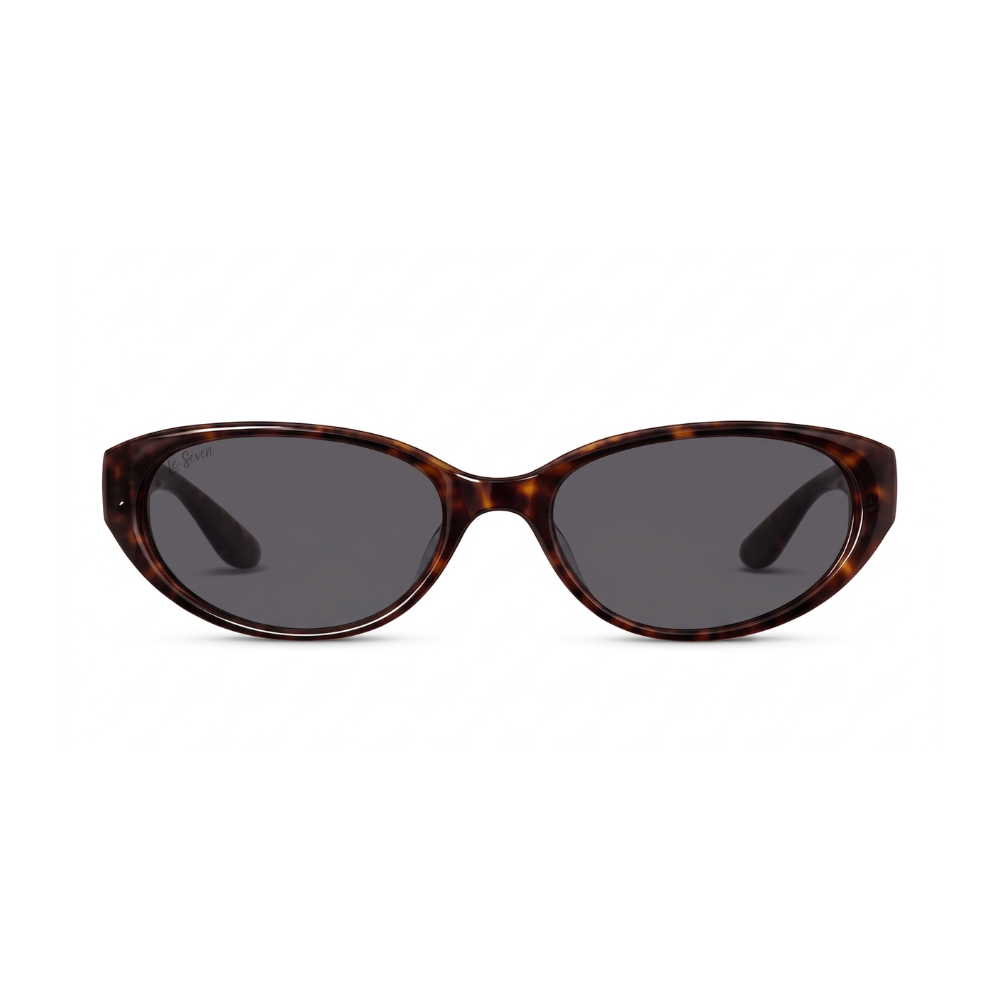 Kora Tortoise cat-eye sunglasses, front view