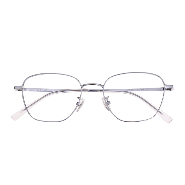 Titanium blue-light glasses, product view on white