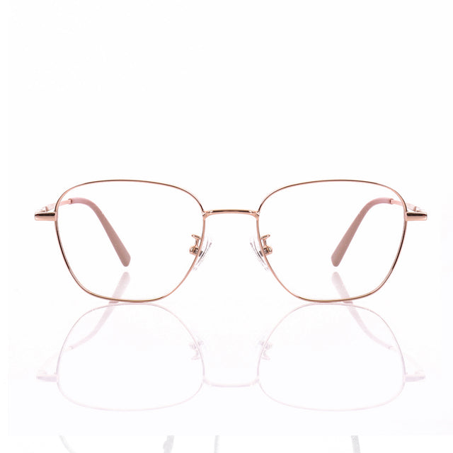 Titanium blue-light glasses, product view on white